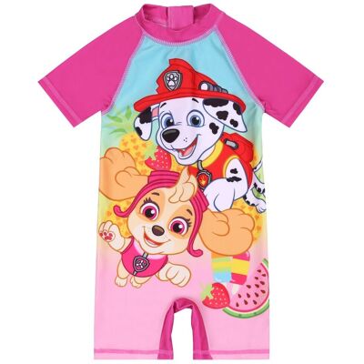 Disney Psi Patrol Dziewczęcy Kombinezon Kąpielowy, Różowy, Krótki Rękaw Uv 50 18-24 Miesiące 86/92cm Disney Psi Patrol Dziewczęcy Kombinezon Kąpielowy, Różowy, Krótki Rękaw Uv 50 18-24 Miesiące 86/92cm