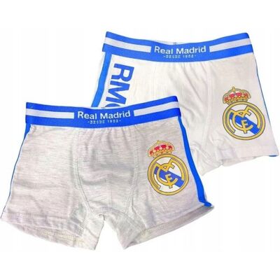 Cerda Real Madryt Majtki Chłopięce Junior Bokserki 2-Pack Wielokolorowye 104/110 Cerda Real Madryt Majtki Chłopięce Junior Bokserki 2-Pack Wielokolorowye 104/110