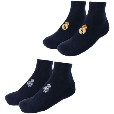 Real Madryt skarpetki 2-pack granatowe 2900003459 granatowy 35/38 Real Madryt skarpetki 2-pack granatowe 2900003459 granatowy 35/38