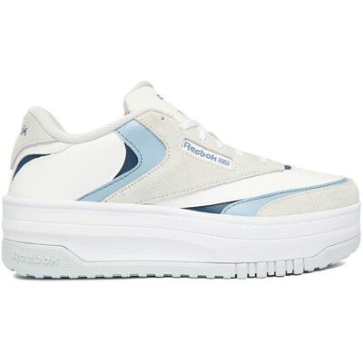 Sneakersy Dziewczynka Biały Reebok-Eo-Club C Extra 100226769 Biały Szary Sneakersy Dziewczynka Biały Reebok-Eo-Club C Extra 100226769 Biały Szary