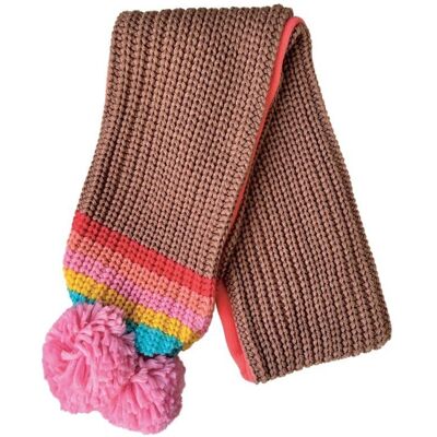 Rockahula Kids szalik zimowy dla dziewczynki Rainbow Stripe Rockahula Kids szalik zimowy dla dziewczynki Rainbow Stripe