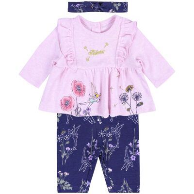 sarcia.eu Różowa tunika + legginsy + opaska Dzwoneczek Disney 0-1 m 50 cm sarcia.eu Różowa tunika + legginsy + opaska Dzwoneczek Disney 0-1 m 50 cm