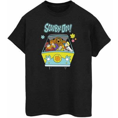 Scooby Doo Damska Bawełniana Koszulka Chłopięca Mystery Machine Group (3XL / Czarny) Scooby Doo Damska Bawełniana Koszulka Chłopięca Mystery Machine Group (3XL / Czarny)