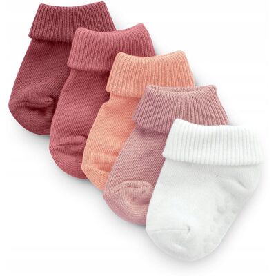 Skarpetki niemowlęce 5pak 6-12m dziewczęce / Yosoy Skarpetki niemowlęce 5pak 6-12m dziewczęce / Yosoy
