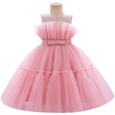 inna (Inny) Śliczna Sukienka Dziecięca Wizytowa Okazje Rozkloszowana Różowa Pink 98/104 inna (Inny) Śliczna Sukienka Dziecięca Wizytowa Okazje Rozkloszowana Różowa Pink 98/104