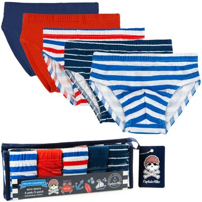 Slipki dziecięce Captain Mike 5 pack, rozmiar 92/98 Slipki dziecięce Captain Mike 5 pack, rozmiar 92/98