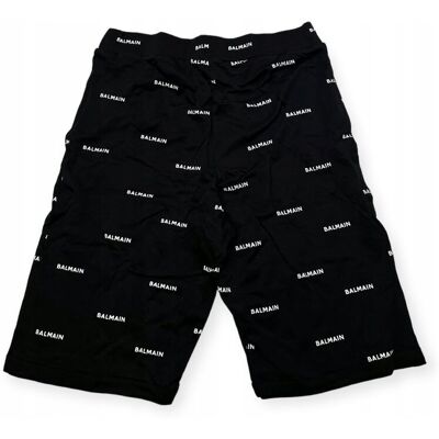 Inny producent Spodenki czarne chłopięce BALMAIN PARIS 16lat Inny producent Spodenki czarne chłopięce BALMAIN PARIS 16lat