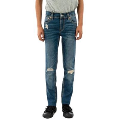 Spodnie chłopięce Levi's 512 Slim Taper jeansy z dziurami-140 Spodnie chłopięce Levi's 512 Slim Taper jeansy z dziurami-140