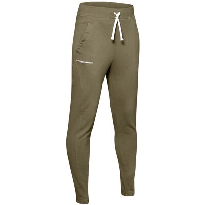 Spodnie chłopiece Under Armour Rival Jogger sportowe khaki-M Spodnie chłopiece Under Armour Rival Jogger sportowe khaki-M