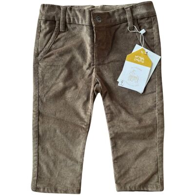 Spodnie Dziecięce Chicco Bawełniane Brązowe-74 Spodnie Dziecięce Chicco Bawełniane Brązowe-74