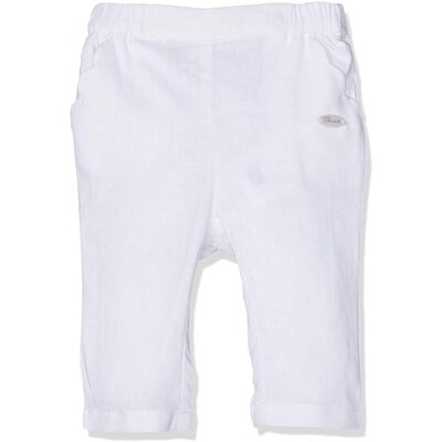 Spodnie dziewczęce Chicco białe lniane-62 Spodnie dziewczęce Chicco białe lniane-62