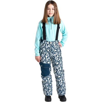Dare 2B Spodnie dziewczęce Dare2Be Pow narciarskie z szelkami w kwiatki-176 Dare 2B Spodnie dziewczęce Dare2Be Pow narciarskie z szelkami w kwiatki-176
