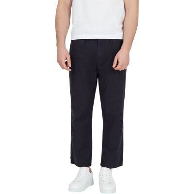 Spodnie Męskie Pepe Jeans Bruno Granatowe Proste Materiałowe-W32 Spodnie Męskie Pepe Jeans Bruno Granatowe Proste Materiałowe-W32