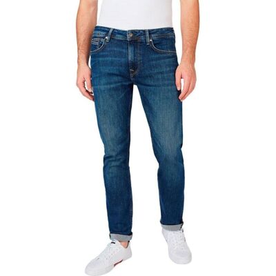 Spodnie Męskie Pepe Jeans Hatch Regular Jeansowe Granatowe-W38 Spodnie Męskie Pepe Jeans Hatch Regular Jeansowe Granatowe-W38