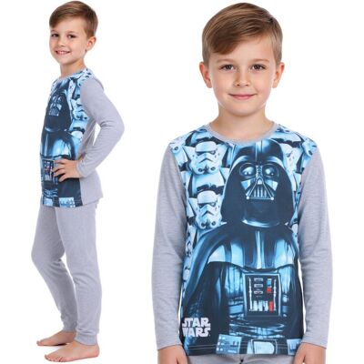 sarcia.eu STAR WARS Darth Vader Piżama chłopięca, komplet piżamki długie spodnie, długi rękaw 6 lat 116 cm sarcia.eu STAR WARS Darth Vader Piżama chłopięca, komplet piżamki długie spodnie, długi rękaw 6 lat 116 cm