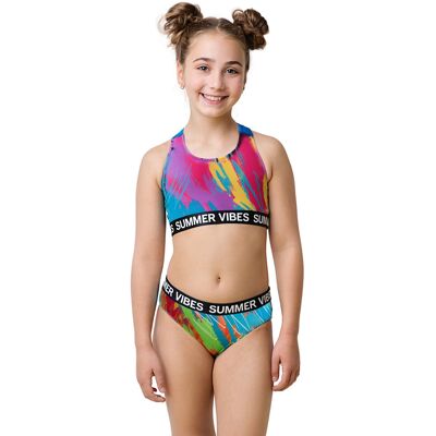 Belibe Sport Strój dziewczęcy dwuczęściowy Flash niebieski 134 Belibe Sport Strój dziewczęcy dwuczęściowy Flash niebieski 134