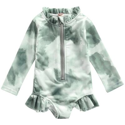 Inny producent STRÓJ KĄPIELOWY DZIEWCZĘCY KOMBINEZON GREEN TIE DYE UV UPF50+ 128/134 6+LAT Inny producent STRÓJ KĄPIELOWY DZIEWCZĘCY KOMBINEZON GREEN TIE DYE UV UPF50+ 128/134 6+LAT