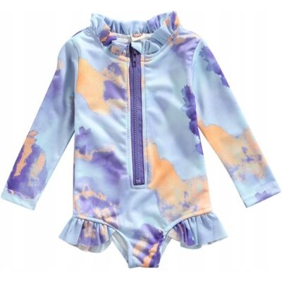 Inny producent Strój Kąpielowy Dziewczęcy Kombinezon Tie Dye Uv Upf50+ 86/92 1-2 Lat Inny producent Strój Kąpielowy Dziewczęcy Kombinezon Tie Dye Uv Upf50+ 86/92 1-2 Lat
