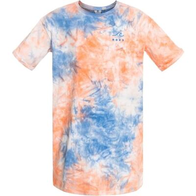 Sukienka dziecięca Roxy Bettern Than Words tie dye bawełniana-116 Sukienka dziecięca Roxy Bettern Than Words tie dye bawełniana-116