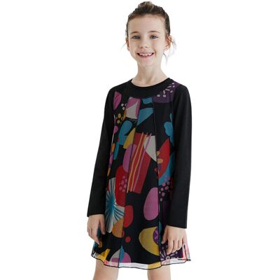 Sukienka dziewczęca Desigual Bottoms kolorowa -158 Sukienka dziewczęca Desigual Bottoms kolorowa -158