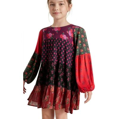 Sukienka dziewczęca Desigual Celia w kwiaty-110 Sukienka dziewczęca Desigual Celia w kwiaty-110