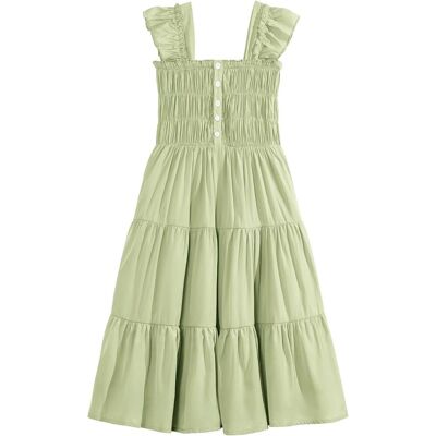 Inny producent Sukienka Letnia Dziewczęca Elegancka z Bufiastymi Rękawami 11-12 lat 160 cm Inny producent Sukienka Letnia Dziewczęca Elegancka z Bufiastymi Rękawami 11-12 lat 160 cm
