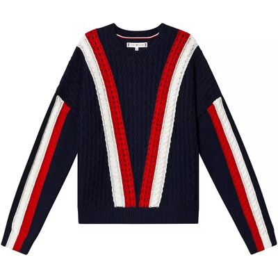 Sweter dziecięcy Tommy Hilfiger Colour Block Knit -128 Sweter dziecięcy Tommy Hilfiger Colour Block Knit -128