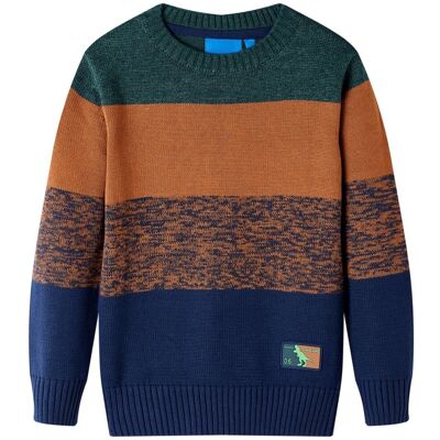 vidaXL Sweter dziecięcy z dzianiny, kolorowy, 104 vidaXL Sweter dziecięcy z dzianiny, kolorowy, 104
