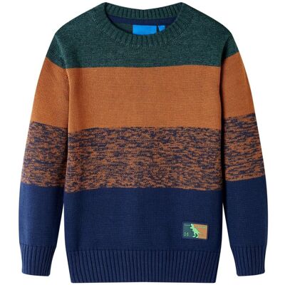 vidaXL Sweter dziecięcy z dzianiny, kolorowy, 92 vidaXL Sweter dziecięcy z dzianiny, kolorowy, 92