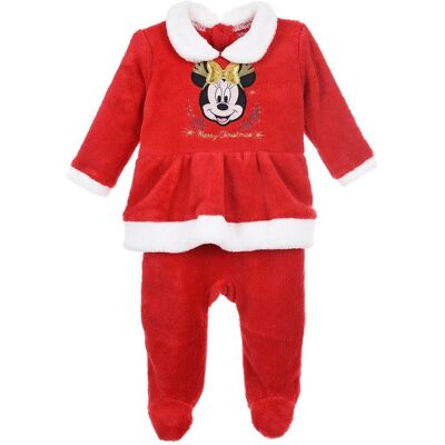 Sun City Świąteczny Pajacyk Niemowlęcy, Dla Dziewczynki, Disney, Minnie Mouse, Kolor Czerwony, Poliester, Rozmiar 81 Cm Sun City Świąteczny Pajacyk Niemowlęcy, Dla Dziewczynki, Disney, Minnie Mouse, Kolor Czerwony, Poliester, Rozmiar 81 Cm
