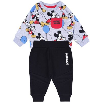 sarcia.eu Szaro-czarny dres Myszka Mickey DISNEY 9-12 m 80 cm sarcia.eu Szaro-czarny dres Myszka Mickey DISNEY 9-12 m 80 cm
