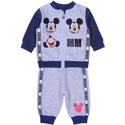 sarcia.eu Szaro-granatowy dres niemowlęcy z lampsami Mickey Disney 3-6 m 68 cm sarcia.eu Szaro-granatowy dres niemowlęcy z lampsami Mickey Disney 3-6 m 68 cm