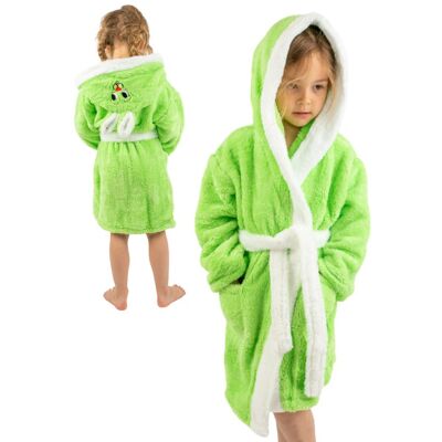 Vienetta Szlafrok Dziewczęcy dziecięcy z kapturem królik 7/8 lata 128 cm na prezent Vienetta Szlafrok Dziewczęcy dziecięcy z kapturem królik 7/8 lata 128 cm na prezent