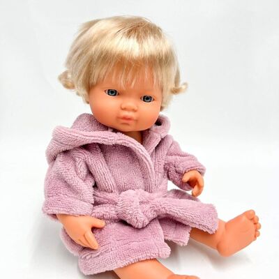 Inny producent Szlafrok Frotte Dla Lalki Miniland 38Cm I Paola Reina 34Cm, Różowy Inny producent Szlafrok Frotte Dla Lalki Miniland 38Cm I Paola Reina 34Cm, Różowy