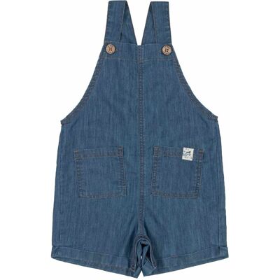 Inny producent Szorty ogrodniczki jeansowe chłopięce, denim/Up Baby Inny producent Szorty ogrodniczki jeansowe chłopięce, denim/Up Baby