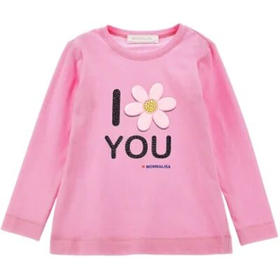 T-Shirt Bambina Monnalisa 19d632_4006 T-Shirt Bambina Monnalisa 19d632_4006