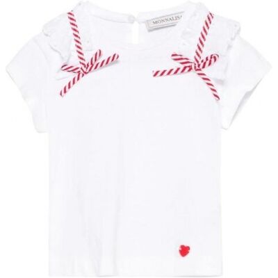 T-Shirt Bambina Monnalisa 31e616_5203 T-Shirt Bambina Monnalisa 31e616_5203