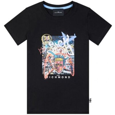 T-Shirt Bambino John Richmond Rbp25170ts T-Shirt Bambino John Richmond Rbp25170ts