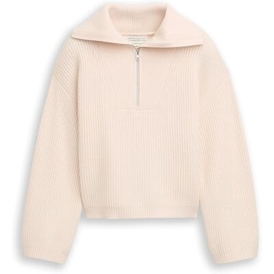 Inny producent TOM TAILOR BEŻOWY SWETER Z KÓŁKOWYM DEKOLTEM I ZAMKIEM 164 16FA Inny producent TOM TAILOR BEŻOWY SWETER Z KÓŁKOWYM DEKOLTEM I ZAMKIEM 164 16FA