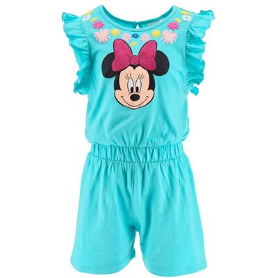 SunCity Turkusowy Kombinezon Letni Dziewczęcy Myszka Mickey SunCity Turkusowy Kombinezon Letni Dziewczęcy Myszka Mickey