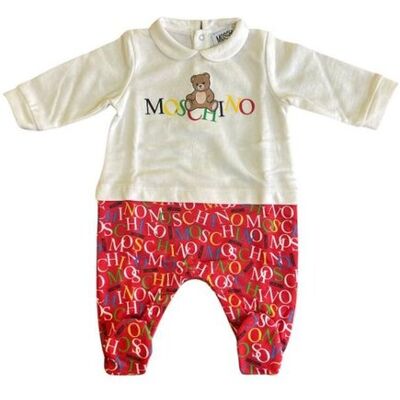 Tutina Bambina Moschino Mmy06z_rosso Tutina Bambina Moschino Mmy06z_rosso