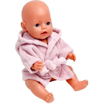 Inny producent Ubranka dla lalki Baby Born 42 -43 cm, szlafrok różowy frotte Inny producent Ubranka dla lalki Baby Born 42 -43 cm, szlafrok różowy frotte