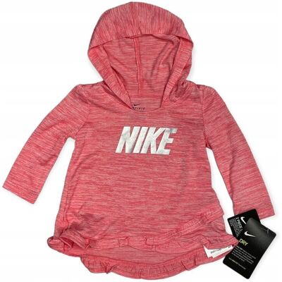 Wciągana Bluza Dziewczęca Kaptur Nike 12 Miesięcy Wciągana Bluza Dziewczęca Kaptur Nike 12 Miesięcy