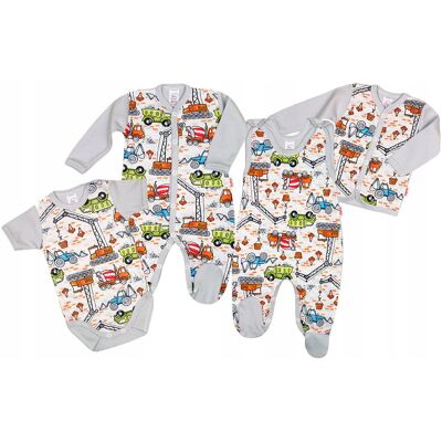 WYPRAWKA BODY KRÓTKIE pajac śpioch kaftan KOPARKI 56 KLEKLE WYPRAWKA BODY KRÓTKIE pajac śpioch kaftan KOPARKI 56 KLEKLE