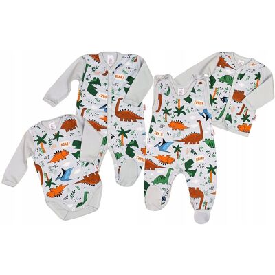 WYPRAWKA BODY pajac śpioch kaftan DINOZAURY 56 KLEKLE WYPRAWKA BODY pajac śpioch kaftan DINOZAURY 56 KLEKLE