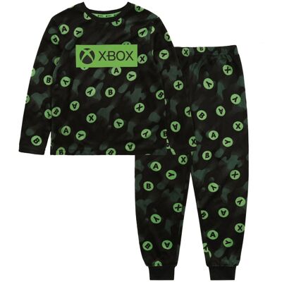 sarcia.eu Xbox Chłopięca Piżama Z Długimi Rękawami, Czarna, Zielona 8-9 Lat 134 Cm sarcia.eu Xbox Chłopięca Piżama Z Długimi Rękawami, Czarna, Zielona 8-9 Lat 134 Cm