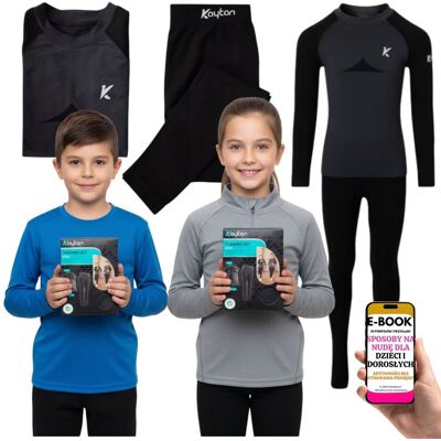 Pltb Zestaw Bielizny Termicznej 122-128 cm Dla Dziecka Termoaktywnej Komplet Bielizny Zimowej Sportowej Dla Chłopca Dziewczynki + EBOOK-3 Pltb Zestaw Bielizny Termicznej 122-128 cm Dla Dziecka Termoaktywnej Komplet Bielizny Zimowej Sportowej Dla Chłopca Dziewczynki + EBOOK-3