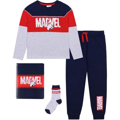 sarcia.eu Zestaw prezentowy z piżamą i notesem dla chłopca MARVEL 9-10lat 140 cm sarcia.eu Zestaw prezentowy z piżamą i notesem dla chłopca MARVEL 9-10lat 140 cm