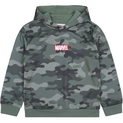 sarcia.eu Zielona bluza moro z kapturem MARVEL 11-12 lat 152 cm sarcia.eu Zielona bluza moro z kapturem MARVEL 11-12 lat 152 cm
