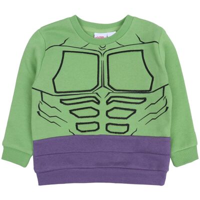 sarcia.eu Zielono-fioletowa bluza Hulk MARVEL AVENGERS 5-6 lat 116 cm sarcia.eu Zielono-fioletowa bluza Hulk MARVEL AVENGERS 5-6 lat 116 cm